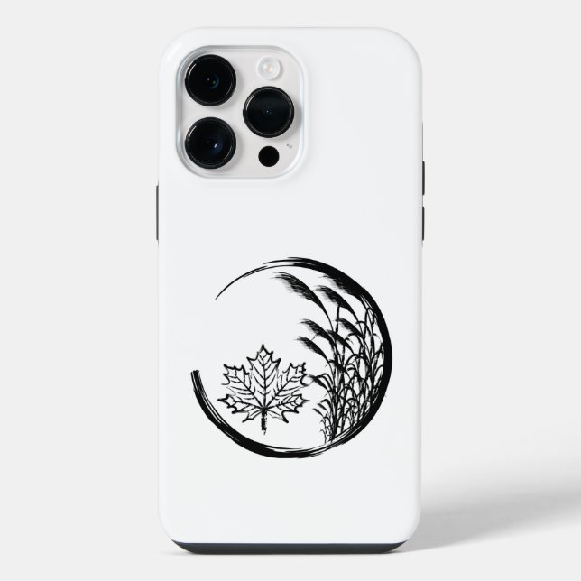 Coque iPhone Crête d'automne (Verso)