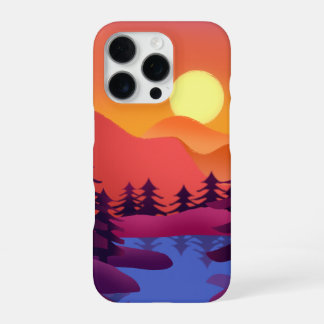 Coque iPhone 16 Pro Crêtes de coucher de soleil – Boîtier pour iPhone