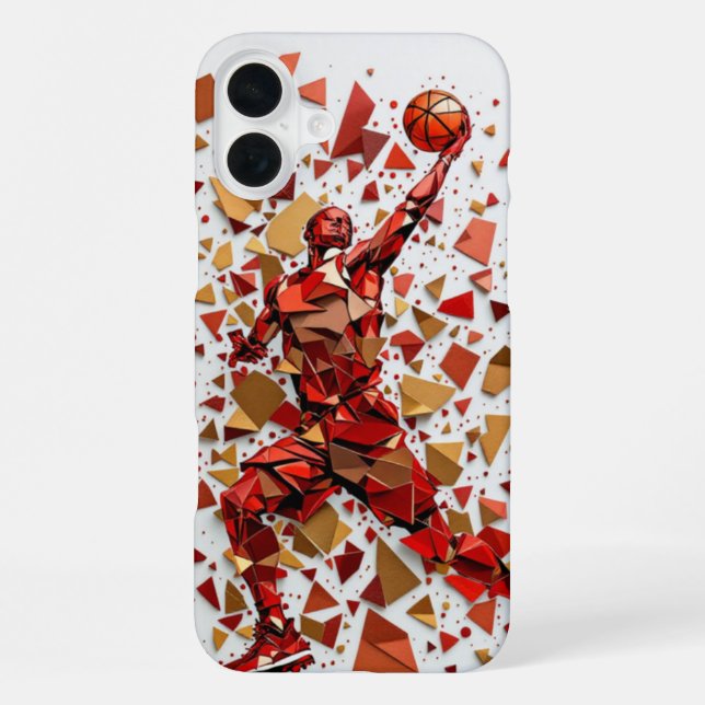 Coque iPhone Crimson Court - basket-ball  (Verso)