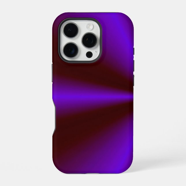 Coque iPhone Crimson rose pourpre arc-en-ciel (Verso)