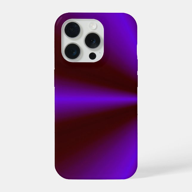 Coque iPhone Crimson rose pourpre arc-en-ciel (Verso)