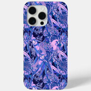 Coque iPhone 15 Pro Max Crimson Rosella Tropical Blue