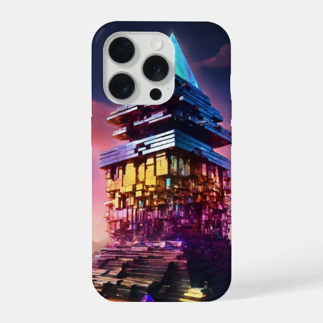 Coque iPhone cristal de bismuth (Verso)