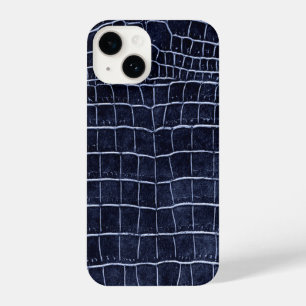 Coque Pour iPhone 14 Crocodile des Faux Bleus de la Marine