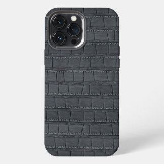 ETUI iPhone 13 PRO MAX CROCODILE NOIR COD.03