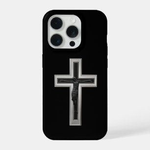 Coque iPhone 15 Pro croix chrétienne
