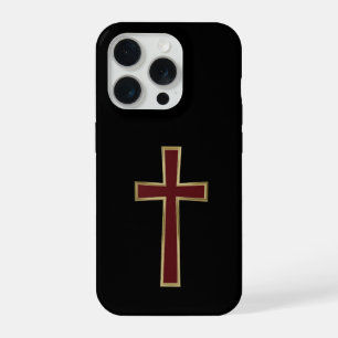 Coque iPhone 15 Pro croix chrétienne