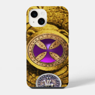 COQUE POUR iPhone 14 CROIX DE CONSÉCRATION ET SCEAU DES CHEVALIERS TEMP