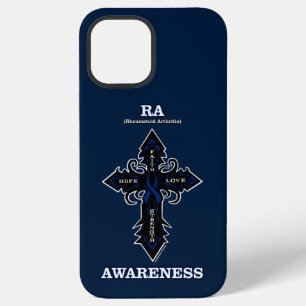 Coque iPhone 12 Pro Max Croix/Sensibilisation...Polyarthrite rhumatoïde