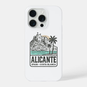 Coque iPhone 15 Pro Croquis d'Alicante Château Santa Bárbara Costa Bla