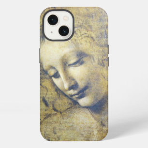 Etui iPhone 13 Croquis de jeune femme de Léonard de Vinci Art