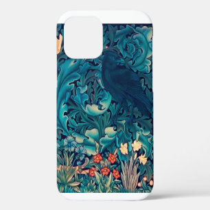 Coque iPhone 12 Crow in the Forest, William Morris