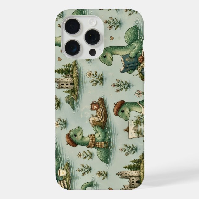 Coque iPhone Cryptides cosy Nessie Monstre du Loch Ness passe-t (Verso)