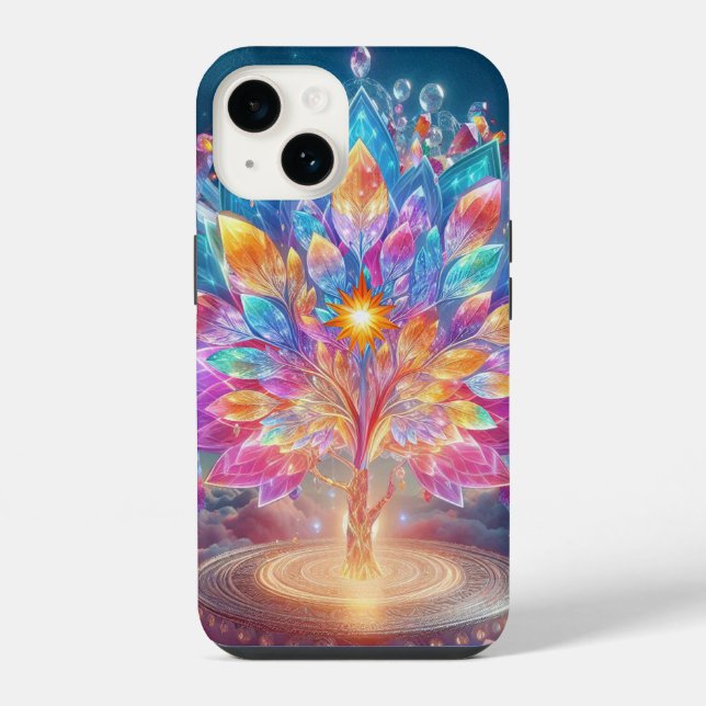 Coque iPhone Crystal Tree (Verso)