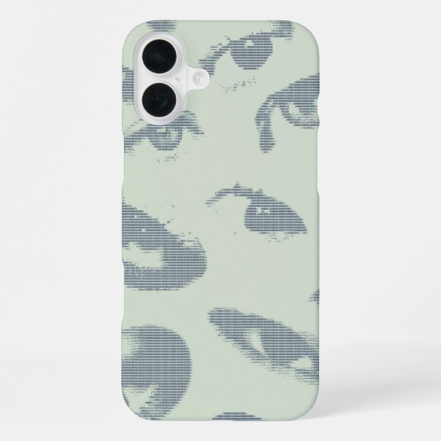 Coque iPhone "Ctrl + I" ASCII Eyes (Verso)