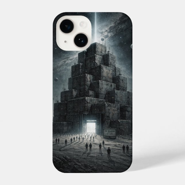 Coque iPhone Cube tower (Verso)