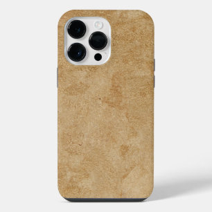 Coque Pour Pour iPhone 14 Pro Max Cuir chamois bronzé imprimé