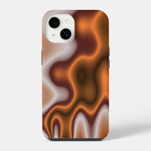 Coque Pour iPhone 14 Cuivre Fondu Bi Polaire