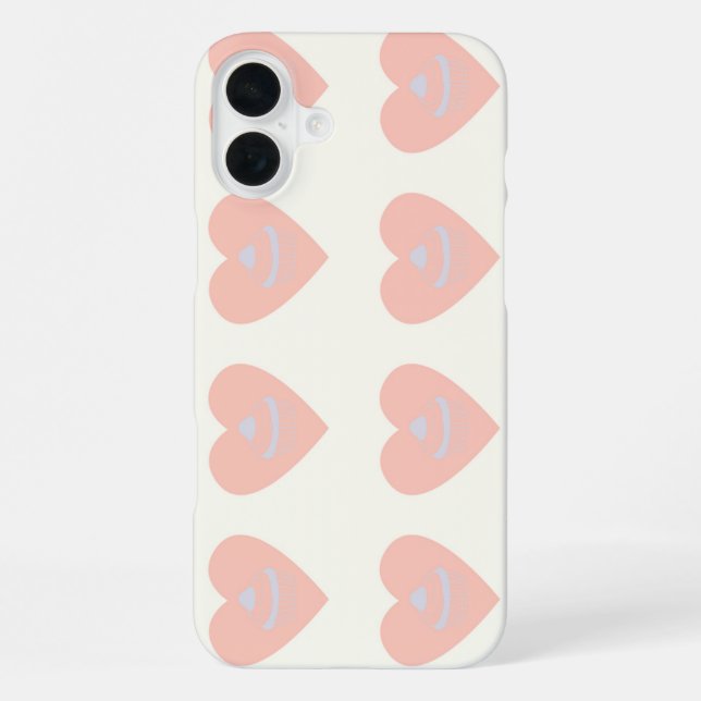Coque iPhone cupcake blanc rose (Verso)