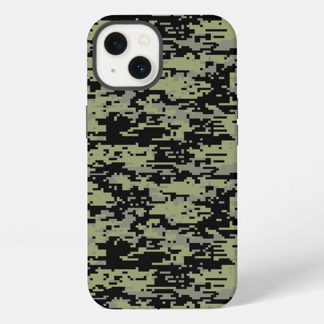 Coque iPhone Custom Didgital Camo Monogram (Verso)