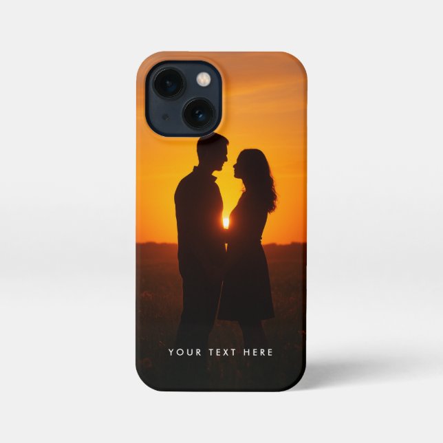 Coque iPhone Custom Photo Text Phone Case (Verso)