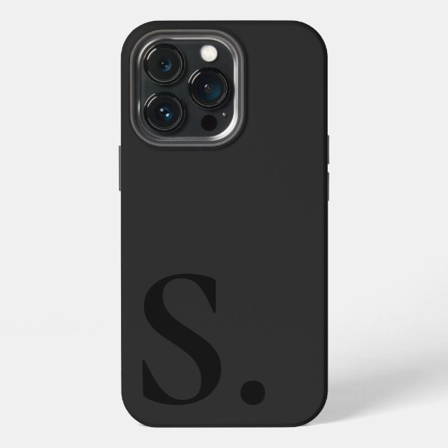Coque iPhone Custom with Initial Name (Dos)