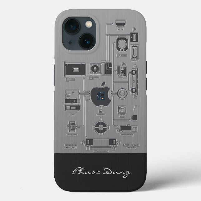 coque iphone customisé, iPhone 2G, Opt. 1 (Verso)