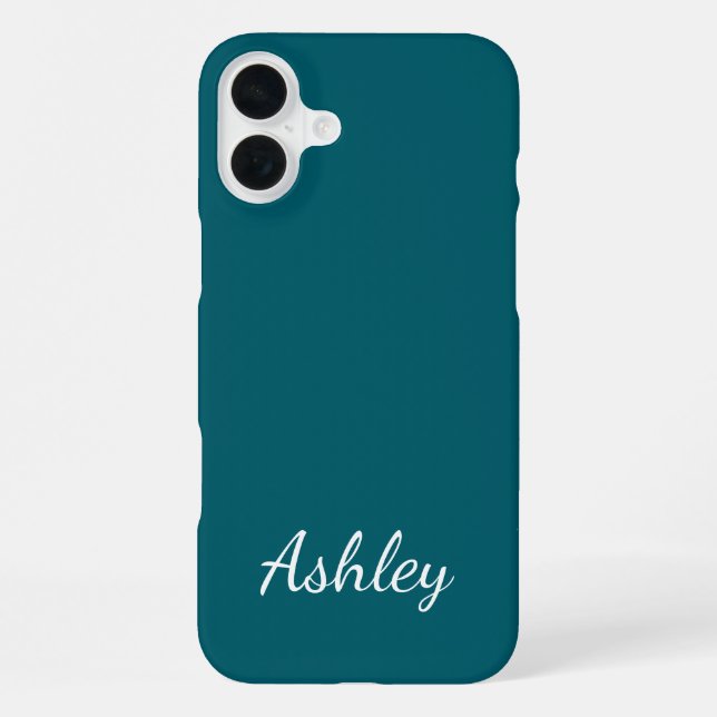 Coque iPhone Customized Name Stylish Modern Elegant Minimalist  (Verso)