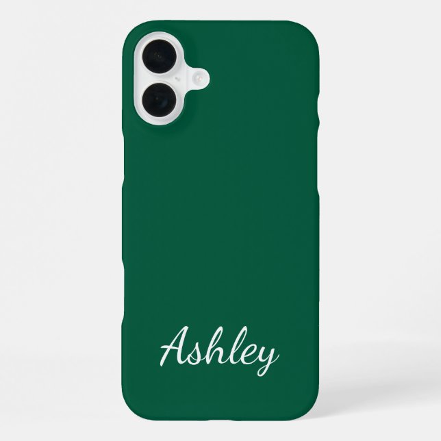 Coque iPhone Customized Name Stylish Modern Elegant Minimalist  (Verso)