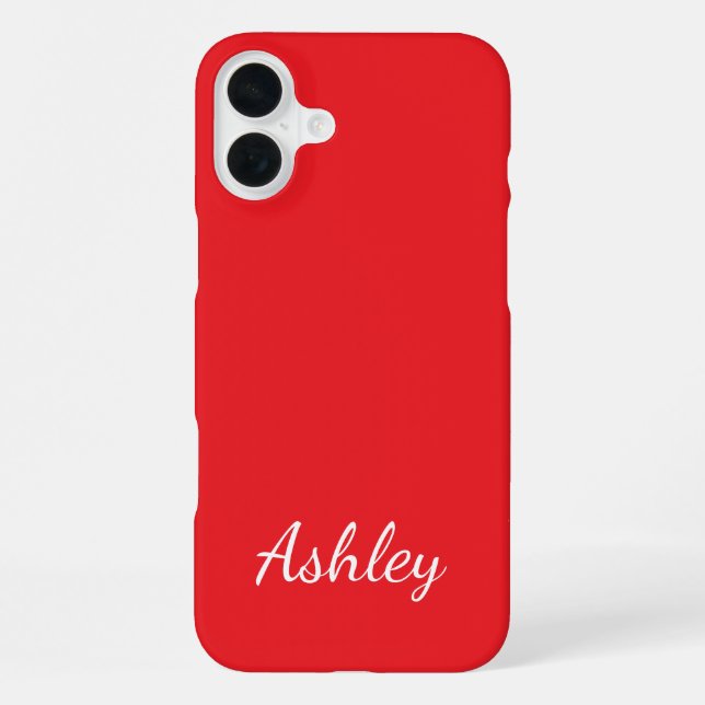 Coque iPhone Customized Name Stylish Modern Elegant Minimalist  (Verso)