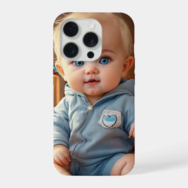 Coque iPhone Cute Baby Logo iPhone 15 Pro Slim Fit Case – Glory (Verso)