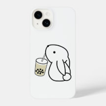 Cute Bunny Boire Boba Milktea