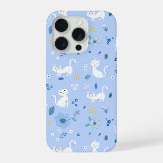 Coque iPhone 15 Pro Cute cats 