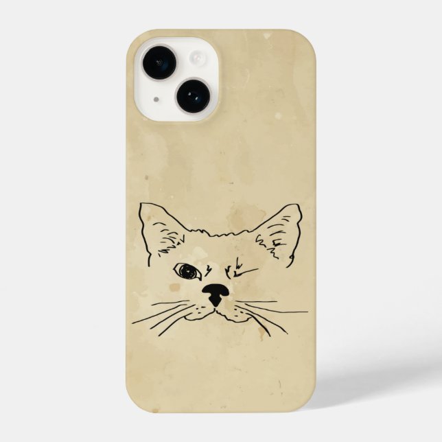 Coque iPhone Cute Chat Kitten Animaux Animaux Animaux Caricatur (Verso)