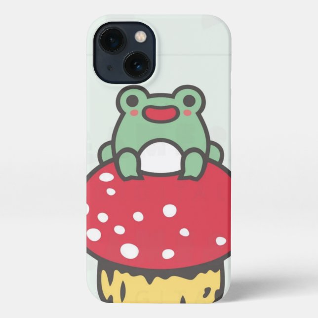 Coque iPhone Cute Chibi grenouille Téléphone boîtier - iPhone 1 (Verso)