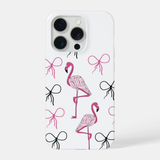 Coque iPhone Cute Flamingo  (Verso)