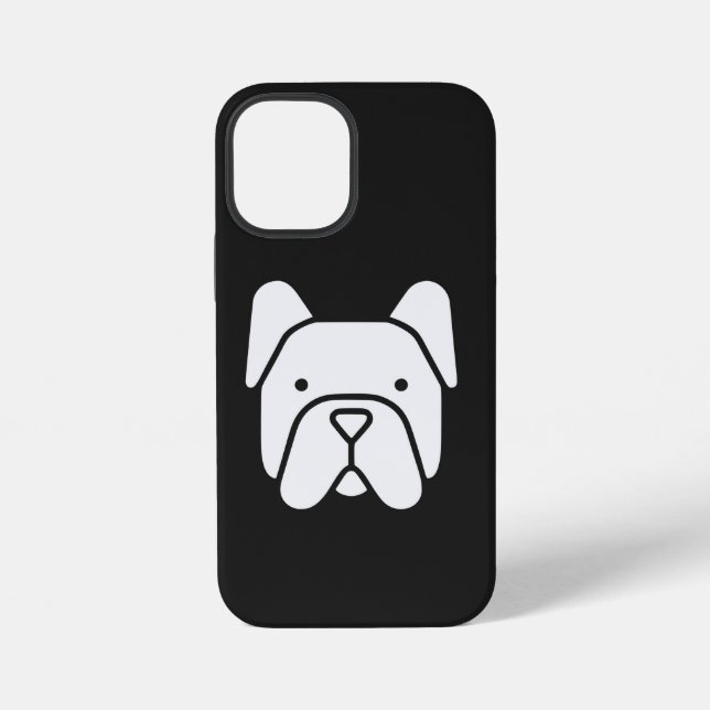 Coque iPhone Cute French Bulldog (Verso)