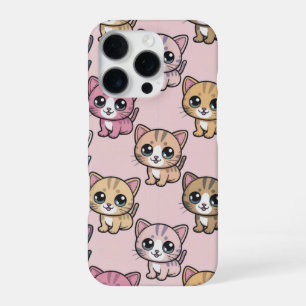 Coque iPhone 16 Pro "Cute Kawaii Kitten Motif iPhone 16 Pro Coque.