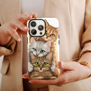 Coque iphone Cute Kittens   Adorable Amoureux des
