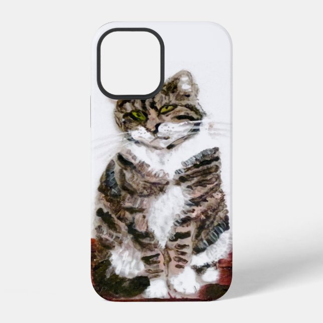 Coque iPhone Cute Kitty Tabby Chat (Verso)