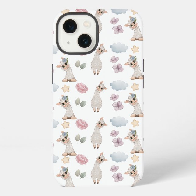 Coque iPhone CUTE LLAMA Case-Mate iPhone case (Verso)