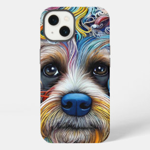 Etui iPhone 13 Cute Pop Art Terrier