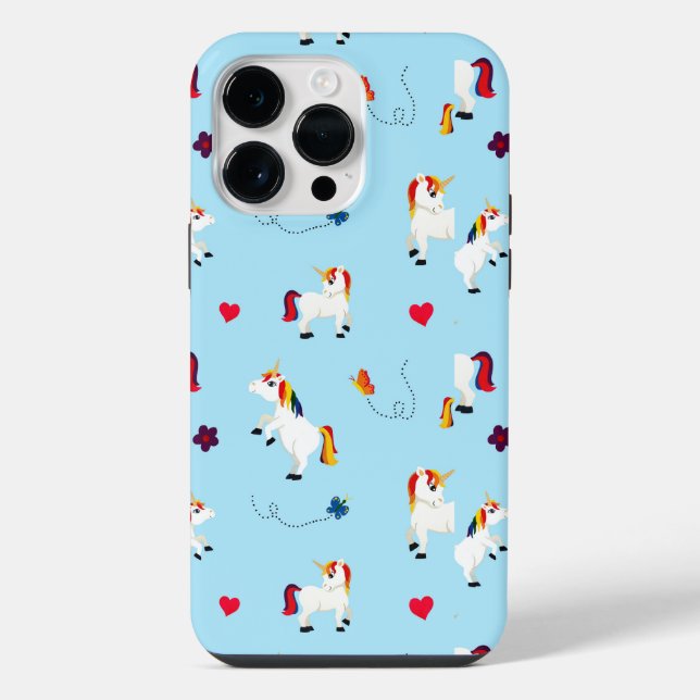 Coque iPhone Cute Unicorn Motif (Verso)