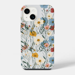 Coque Pour iPhone 14 Cute Watercolor fleur sauvage boho rustique boho b