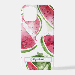 Coque iPhone 12 Pro Cute Watercolor Watermelon