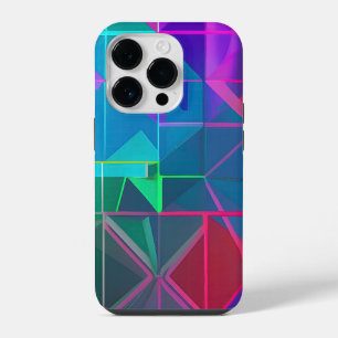 Coque Pour iPhone 14 Plus Cyber Lattice : Un Spectre de Lumière