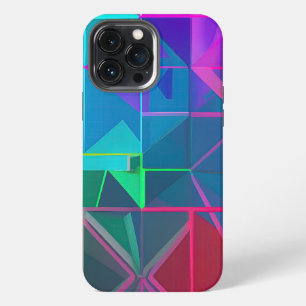 Etui iPhone 13 Pro Max Cyber Lattice : Un Spectre de Lumière