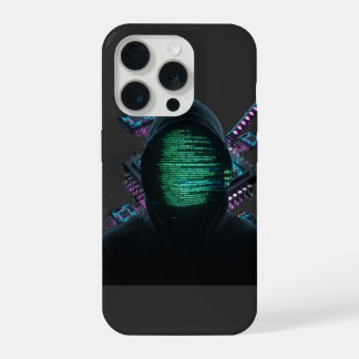 Coque iPhone 15 Pro Cybernetic Tech Fusion - Neon Katana & CPU Circuit