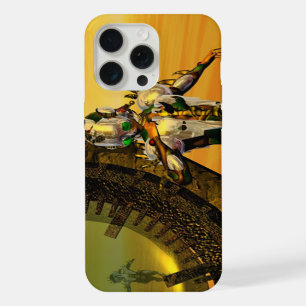 Coque iPhone 15 Pro Max CYBORG TITAN,DESERT HYPERION Science-fiction Sci-f