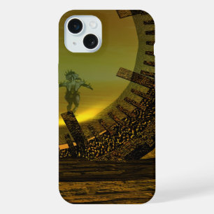 Coque iPhone 15 Plus CYBORG TITAN,DESERT HYPERION Science-fiction Sci-f